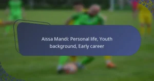 Aissa Mandi: Personal life, Youth background, Early career
